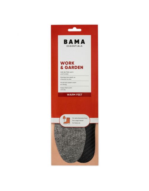 Bama Inlegzool Work & Garden Grijs - Schoenonderhoud