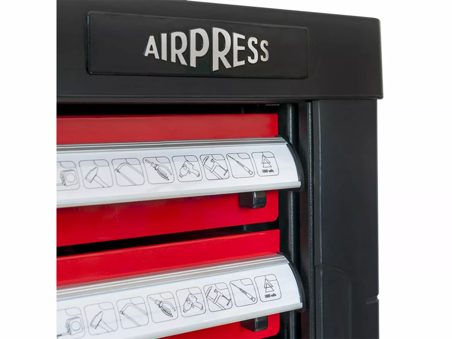 Airpress 79156 - Gereedschapswagen gevuld 217 delig 7 laden