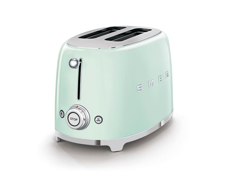 SMEG Toaster 50'S RETRO STYLE Grün Klassischer Toaster, Grün