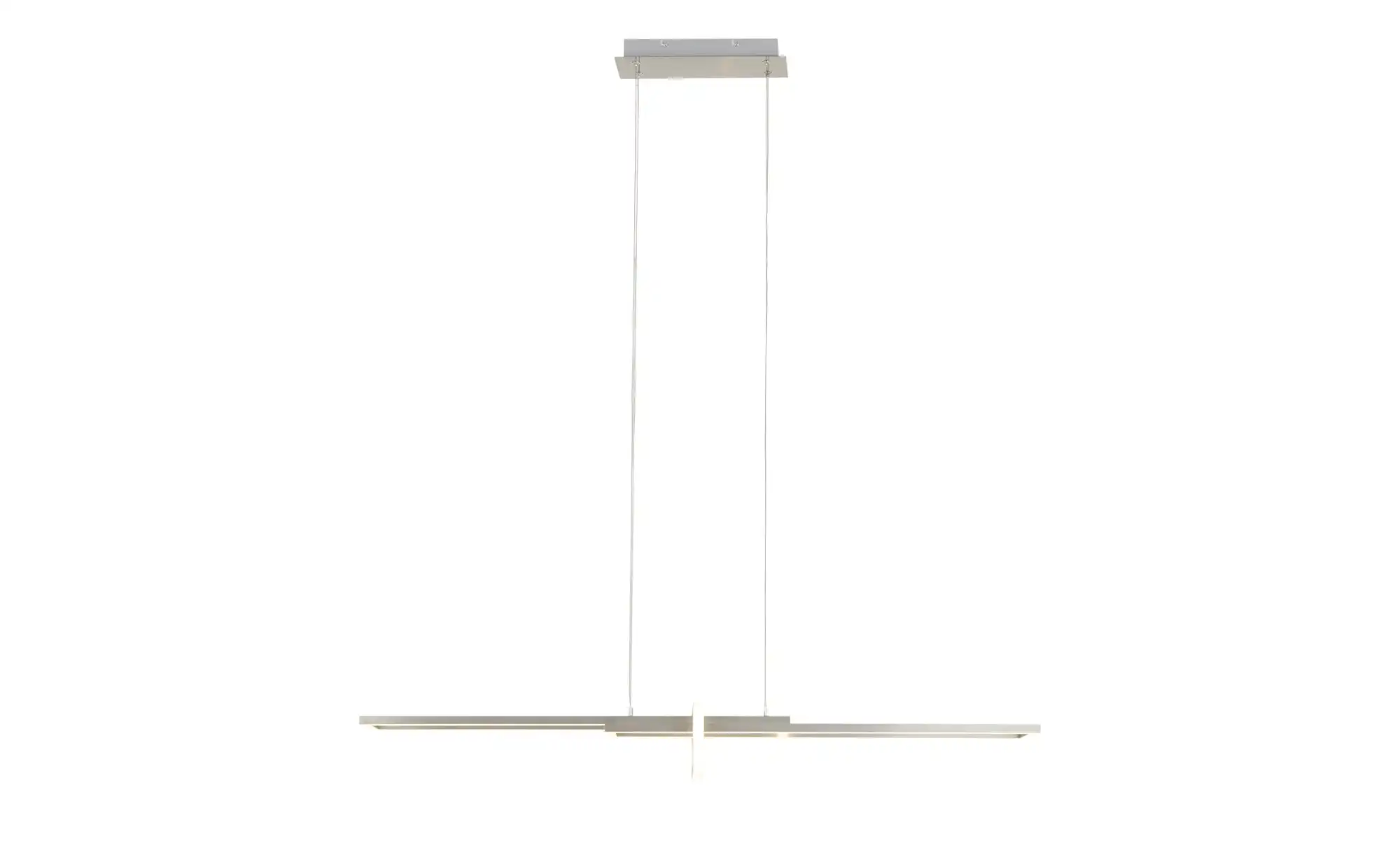 Trio LED-Pendelleuchte, Nickel matt, ´geometrisch`