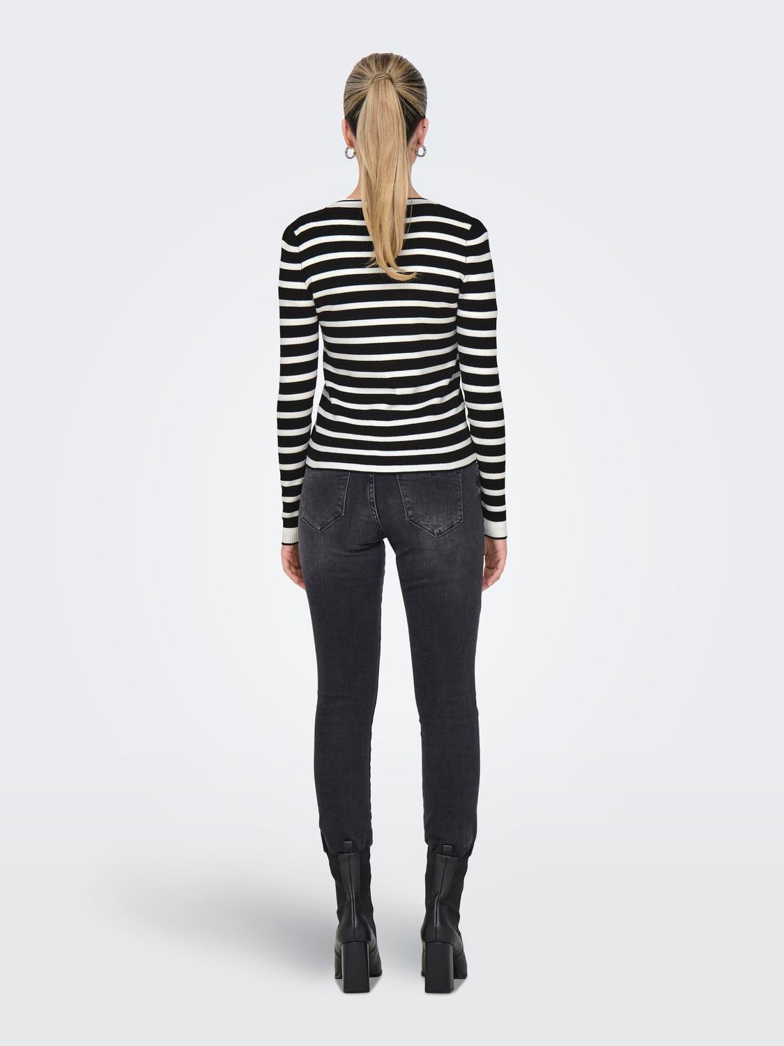 ONLMEDDI Strickjacke Black