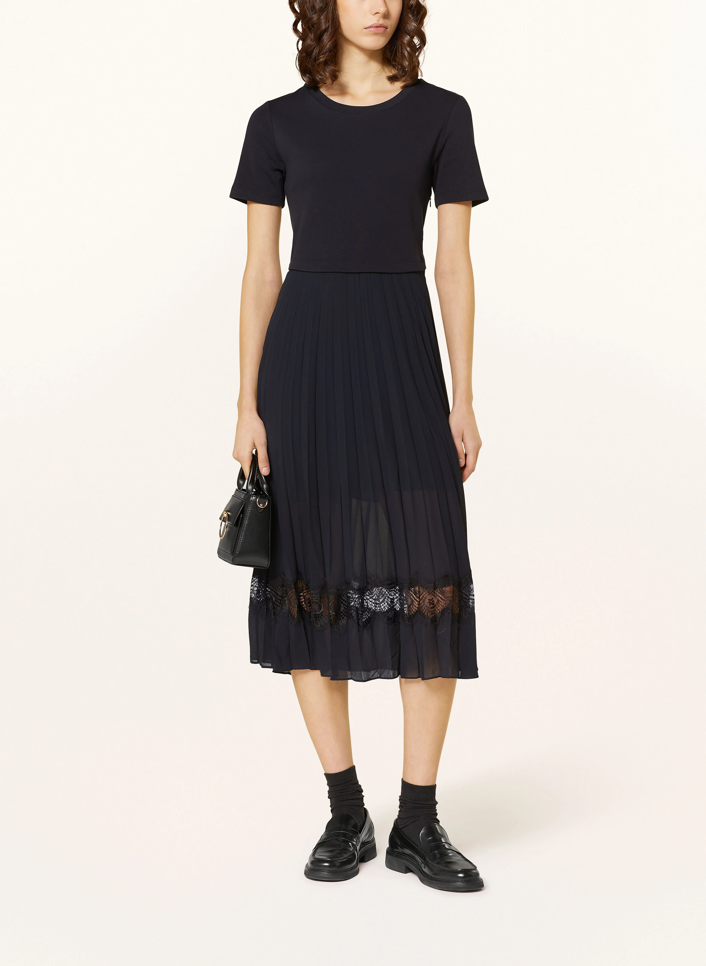 CLAUDIE PIERLOT Kleid im Materialmix