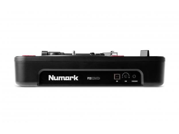 Numark Plattenspieler PT01 Scratch Schwarz Mobiler Plattenspieler mit Scratch-Funktion