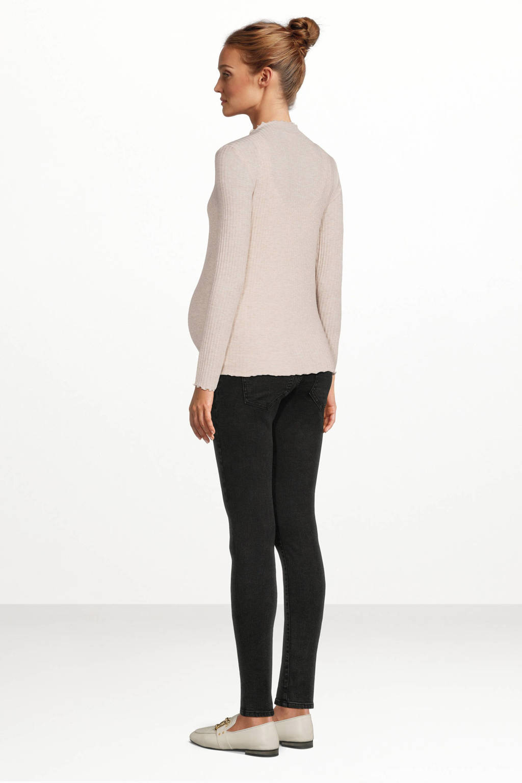ONLY MATERNITY high waist skinny zwangerschapsjeans OLMROSE washed black