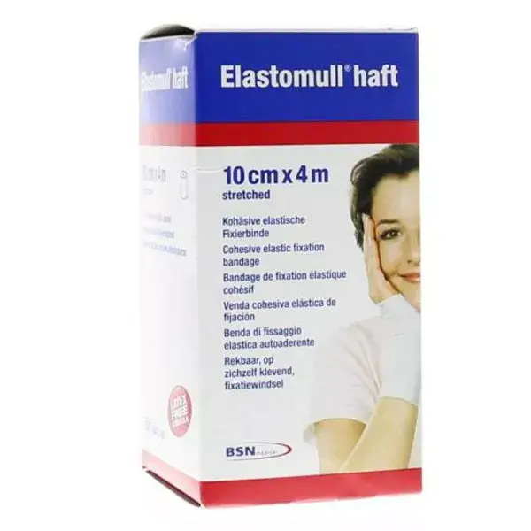 Bandagem de gaze coesiva BSN Medical Elastomull Haft 10cm x 4m (1 unidade)