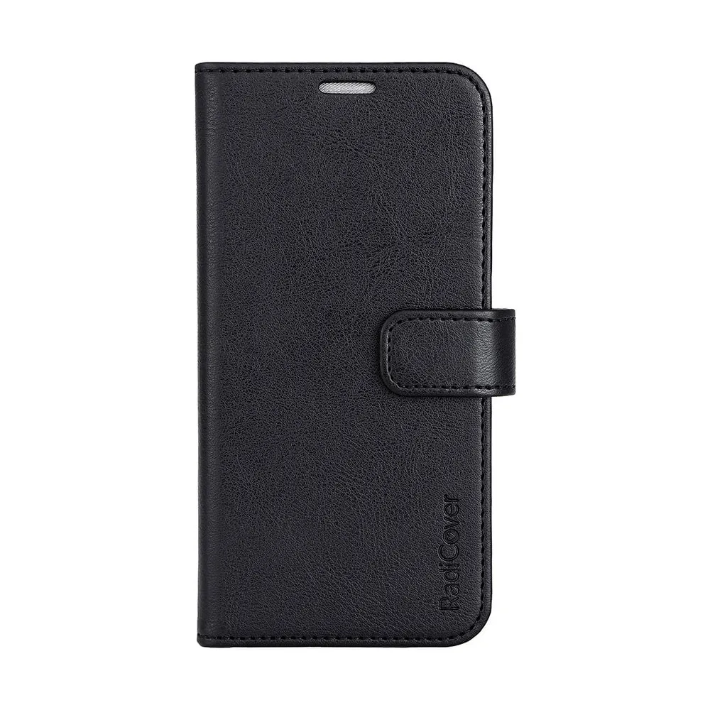 RadiCover iPhone 15 Pro Flipcover med Strålingsbeskyttelse PU MagS RFID Sort - 1 stk.