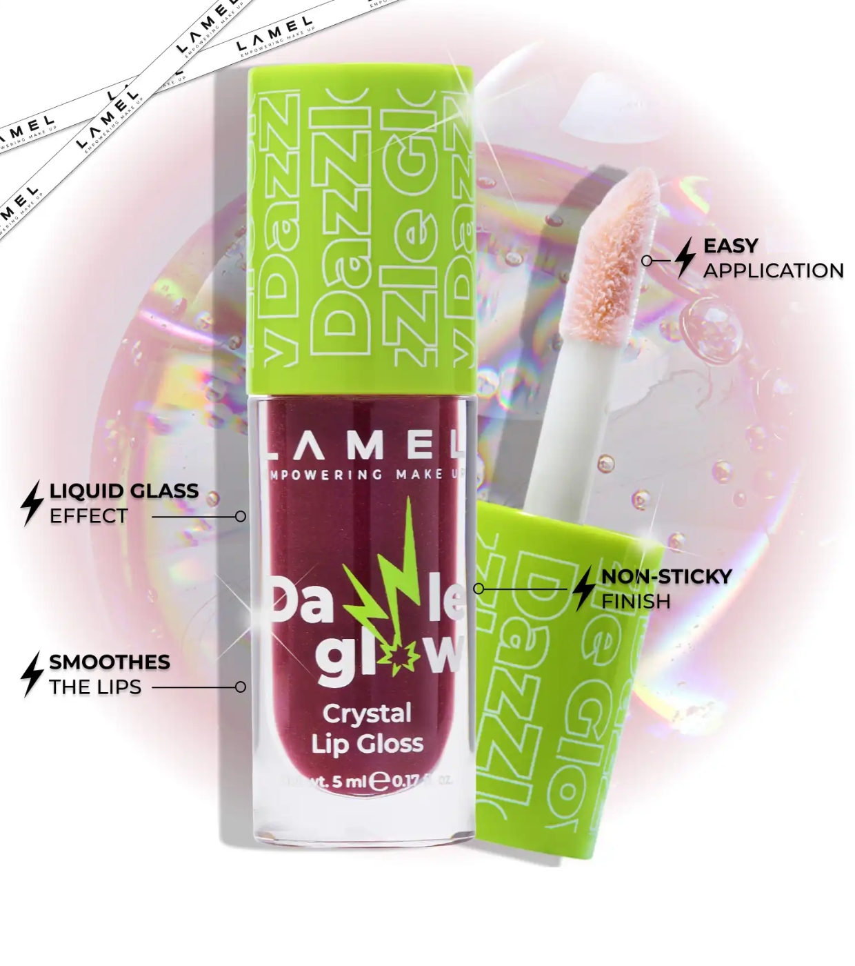 Lamel - Brilho labial Dazzle Glow - 407: Provocative