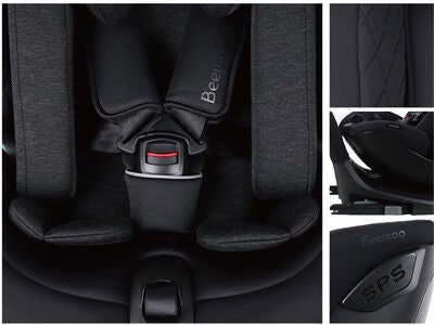 Beemoo Rotate i-Size Bilstol, Black Stone