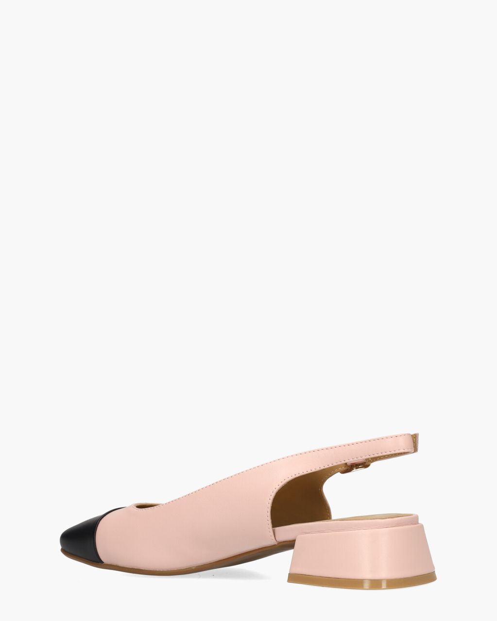 Di Lauro Wendelien Lichtroze/Zwart Dames Slingbackloafers