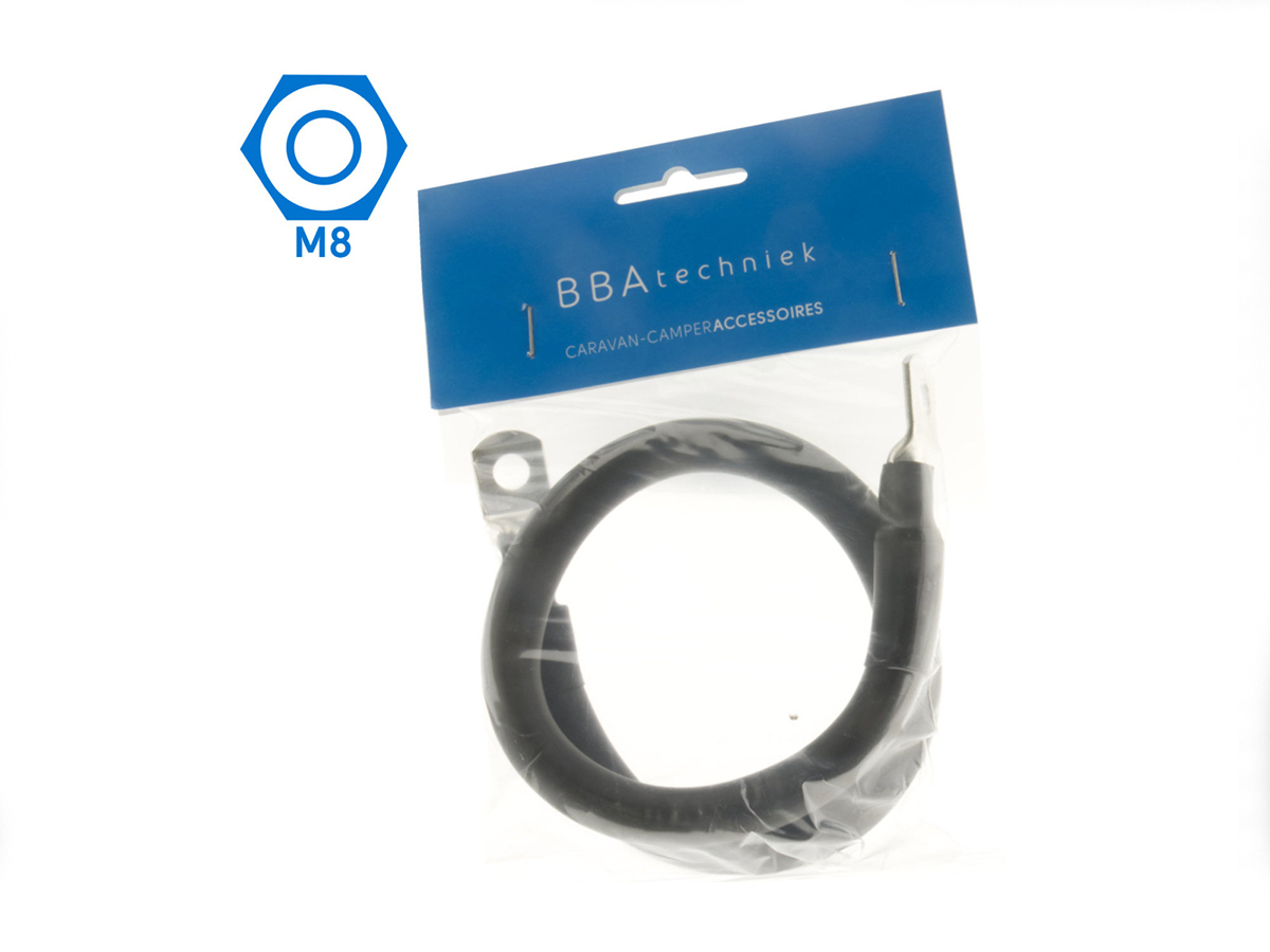 BBA 50 mm² accu kabel flexibel - black & 0,5 meter