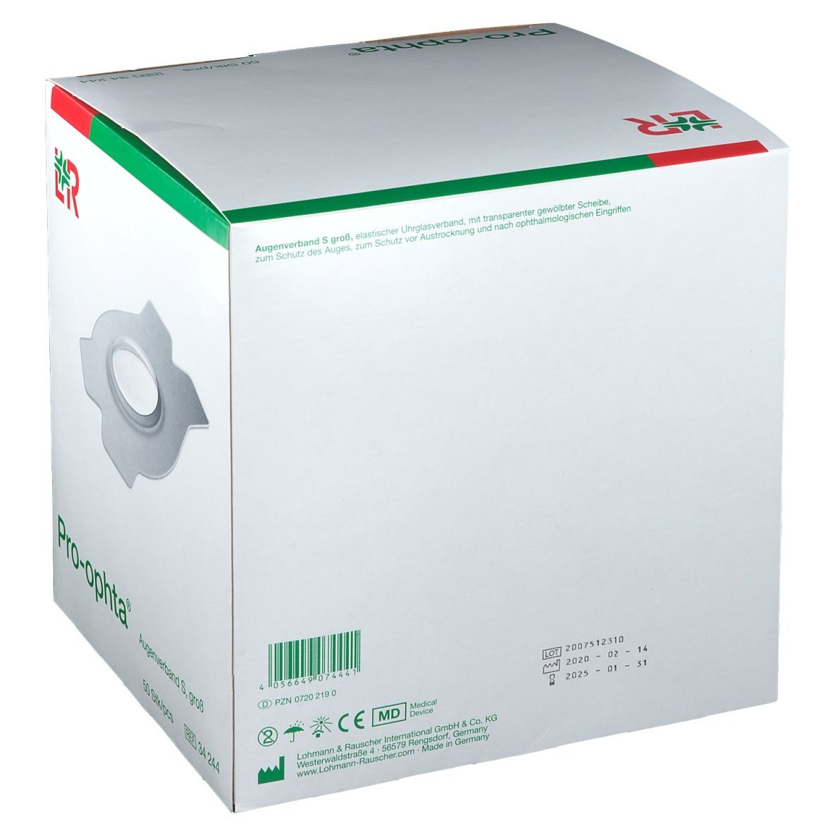 Pro-ophta® Augenverband S groß