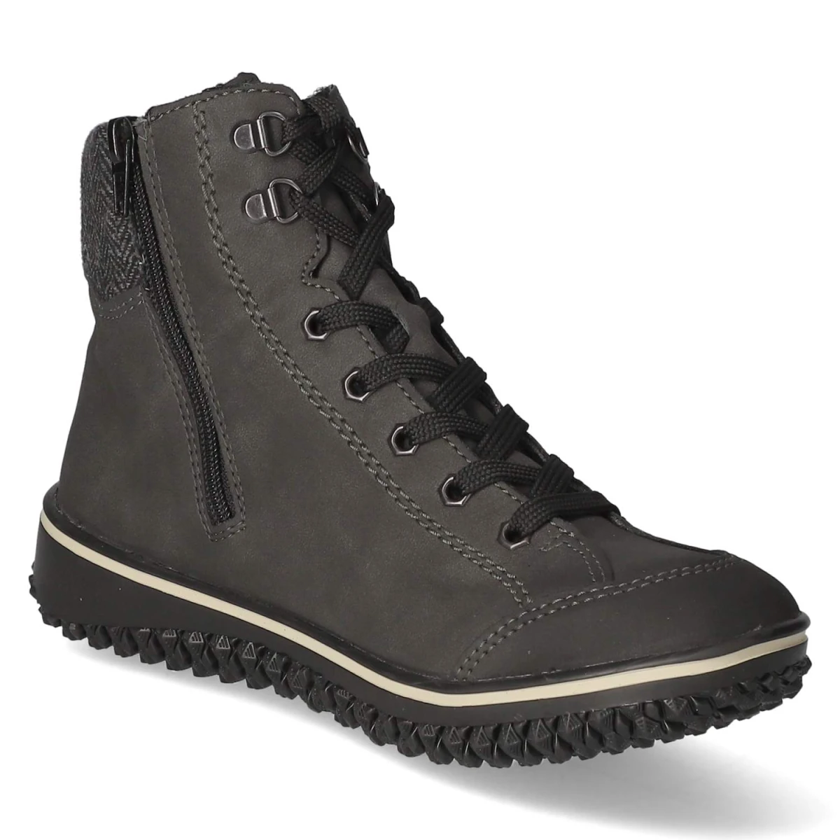 RiekerSchnürstiefeletten - grau