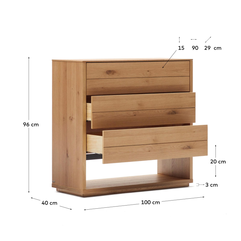 Kave Home Alguema ladekast 100x97