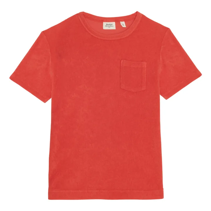 Hartford T-shirt Pocket Crew Bouclette | Terracotta
