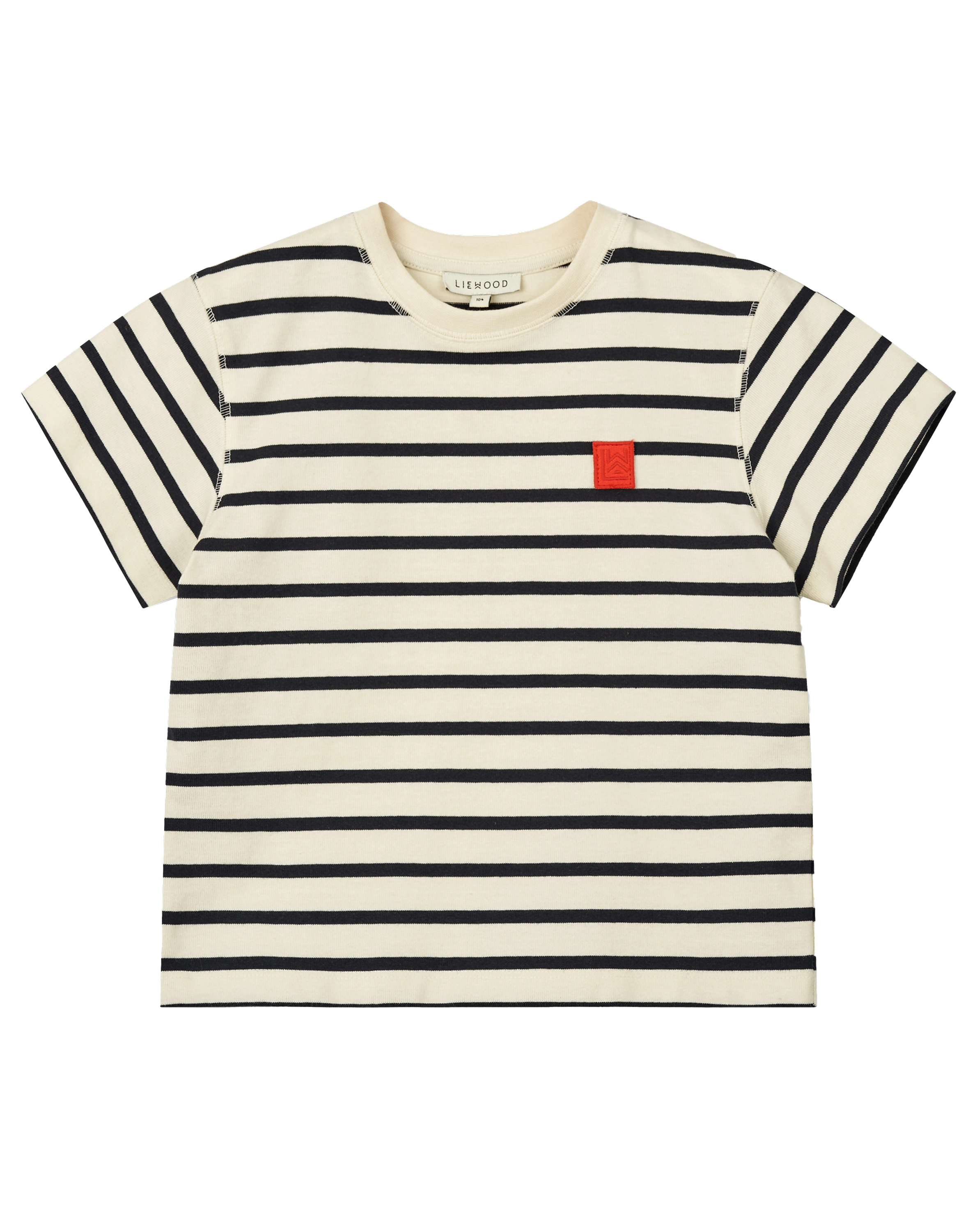T-Shirt SIXTEN gestreift in navy
