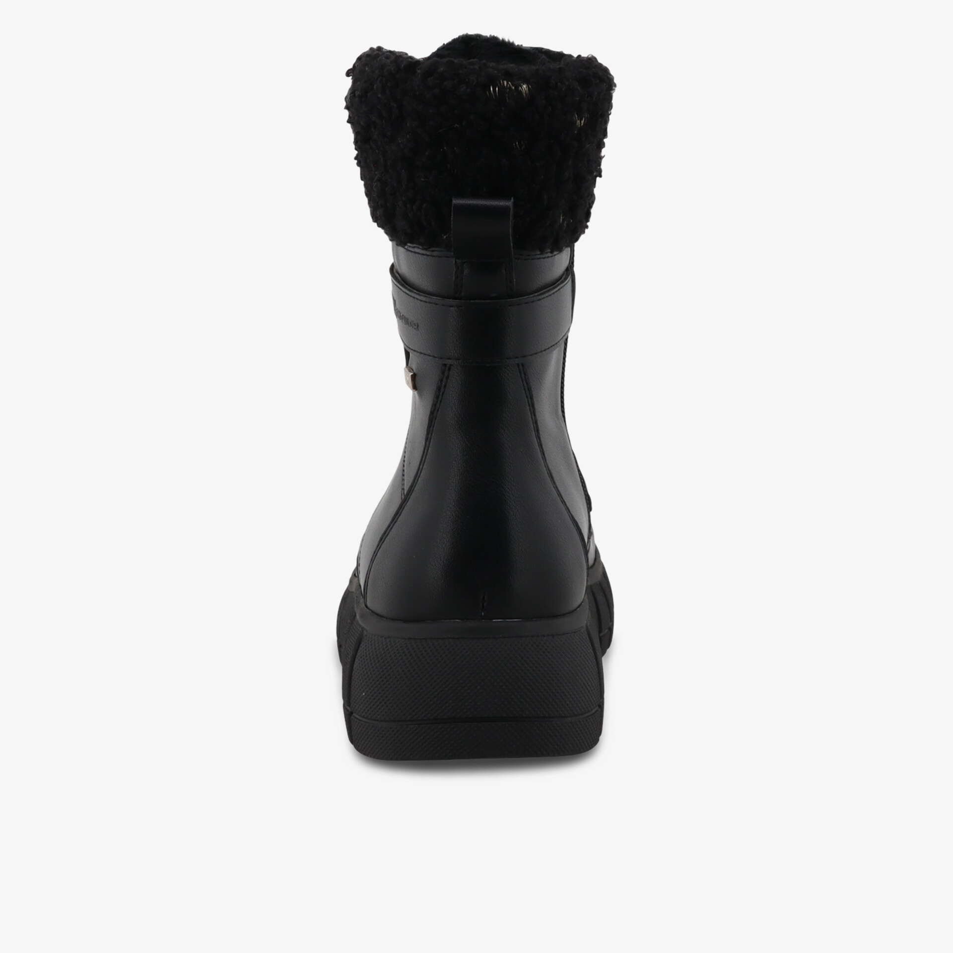 TOM TAILOR Damen Schnürstiefeletten schwarz