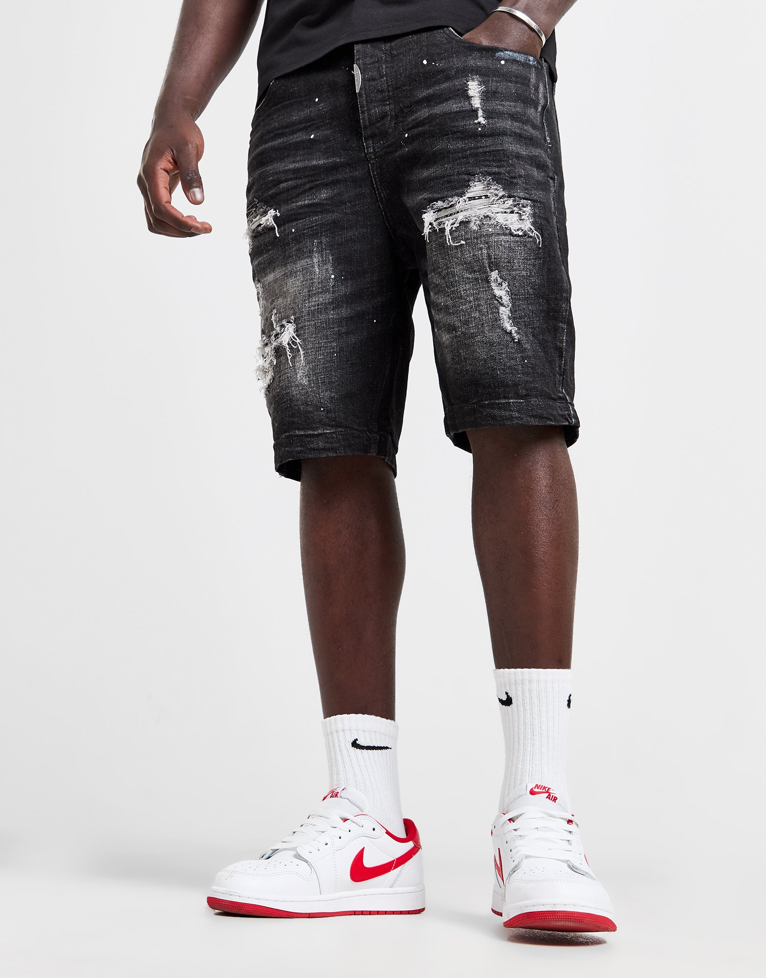 Alessandro Zavetti Short Damiano Denim Homme