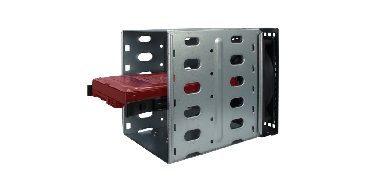 Inter-Tech4U 40248 rack behuizing  (Zwart | 2x USB-A)