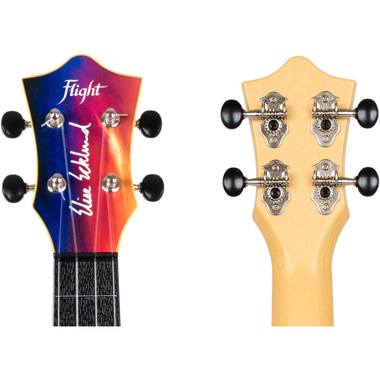 Flight Travel Series TUS-EE Sunset Elise Ecklund Signature sopraan ukelele met gigbag
