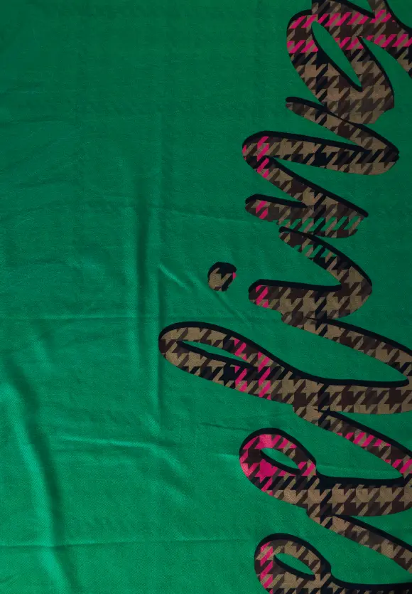 Karoschal mit Wording - easy green