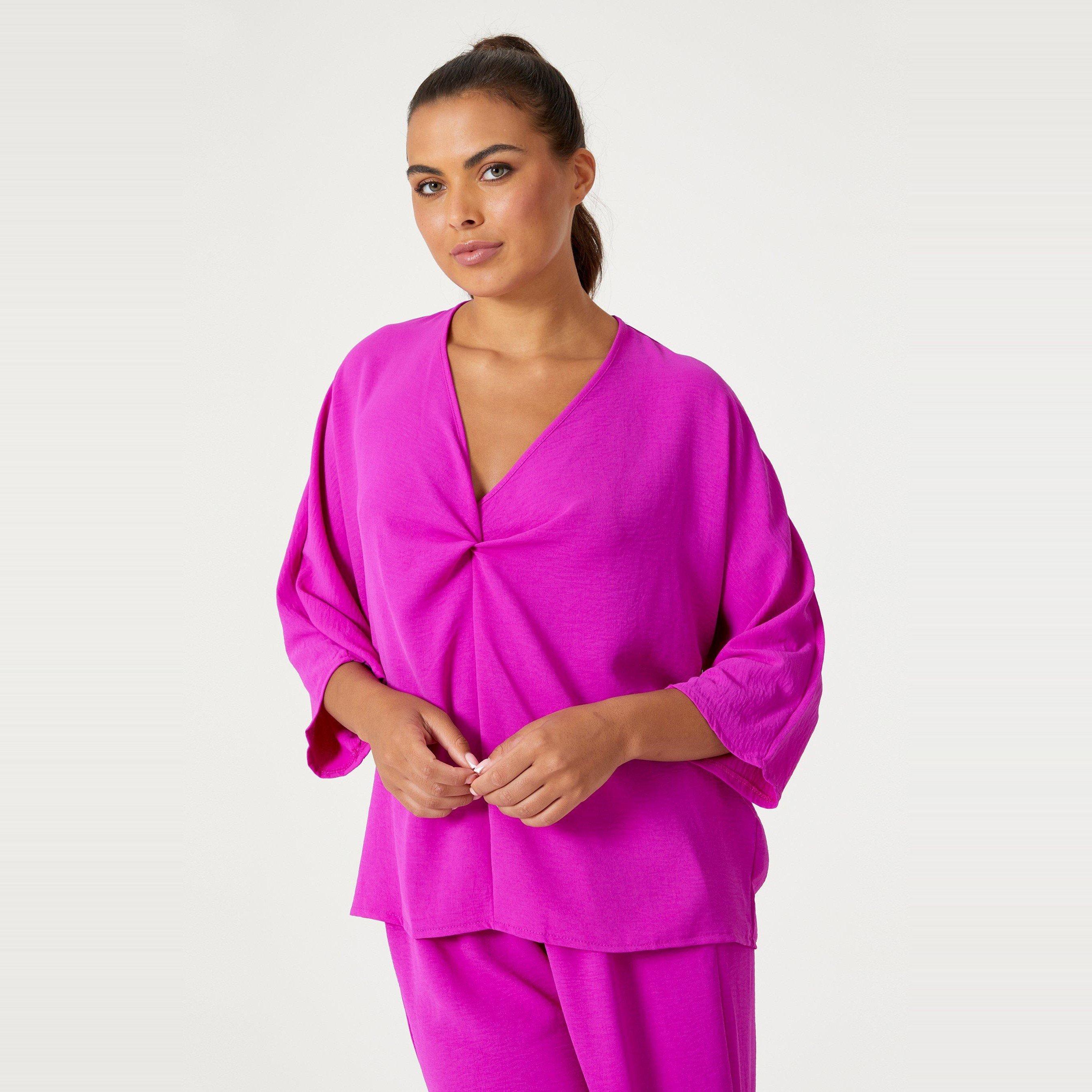 Be You Ladies Crinkle Top and Trouser Co ord Set