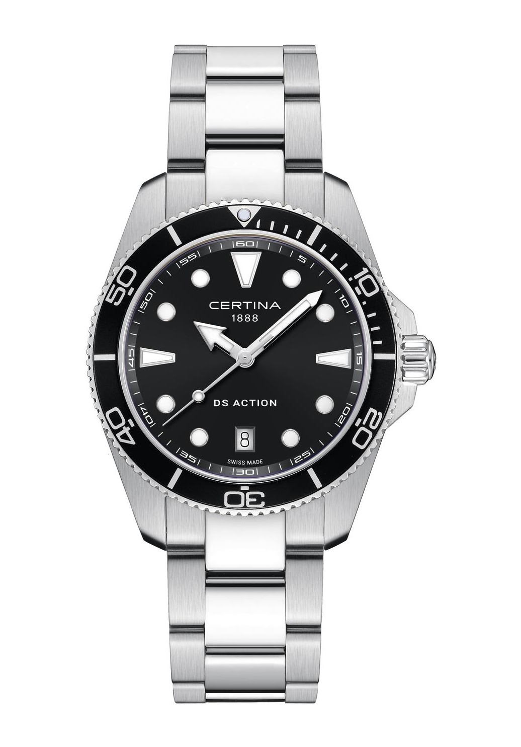 Certina DS Action 40mm PreciDrive Quarz Schwarz