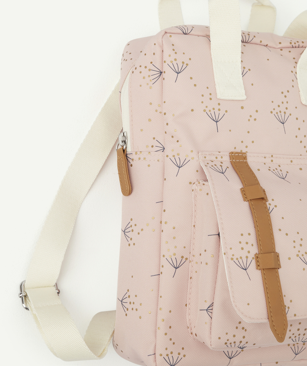 FRESKSAC À DOS ROSE PISSENLIT EN PLASTIQUE RECYCLÉ ENFANT