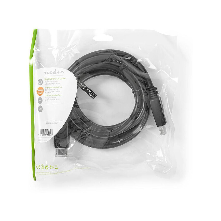 Câble DisplayPort 1.4 - 3 m