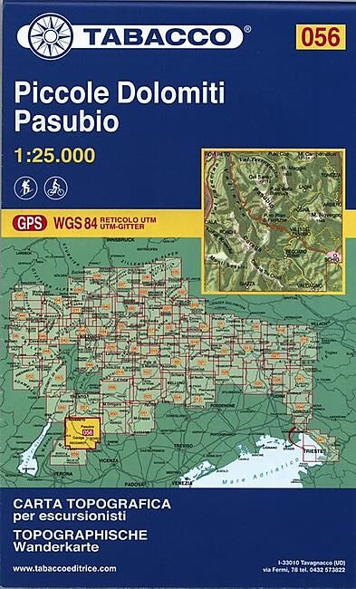 TABACCO - 56 PICCOLE DOLOMITI PASUBIO 1 25 000