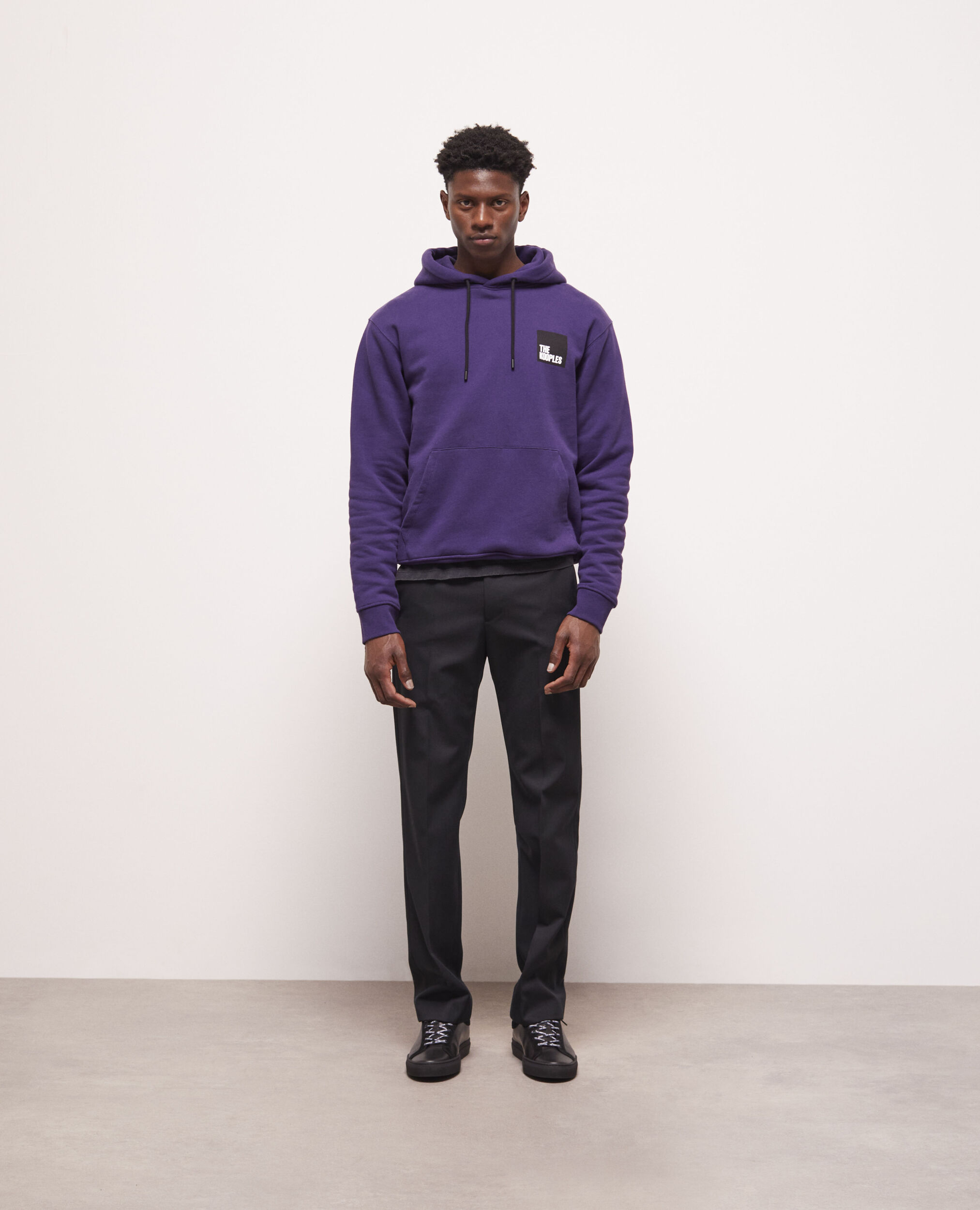 Sweatshirt à logo violet