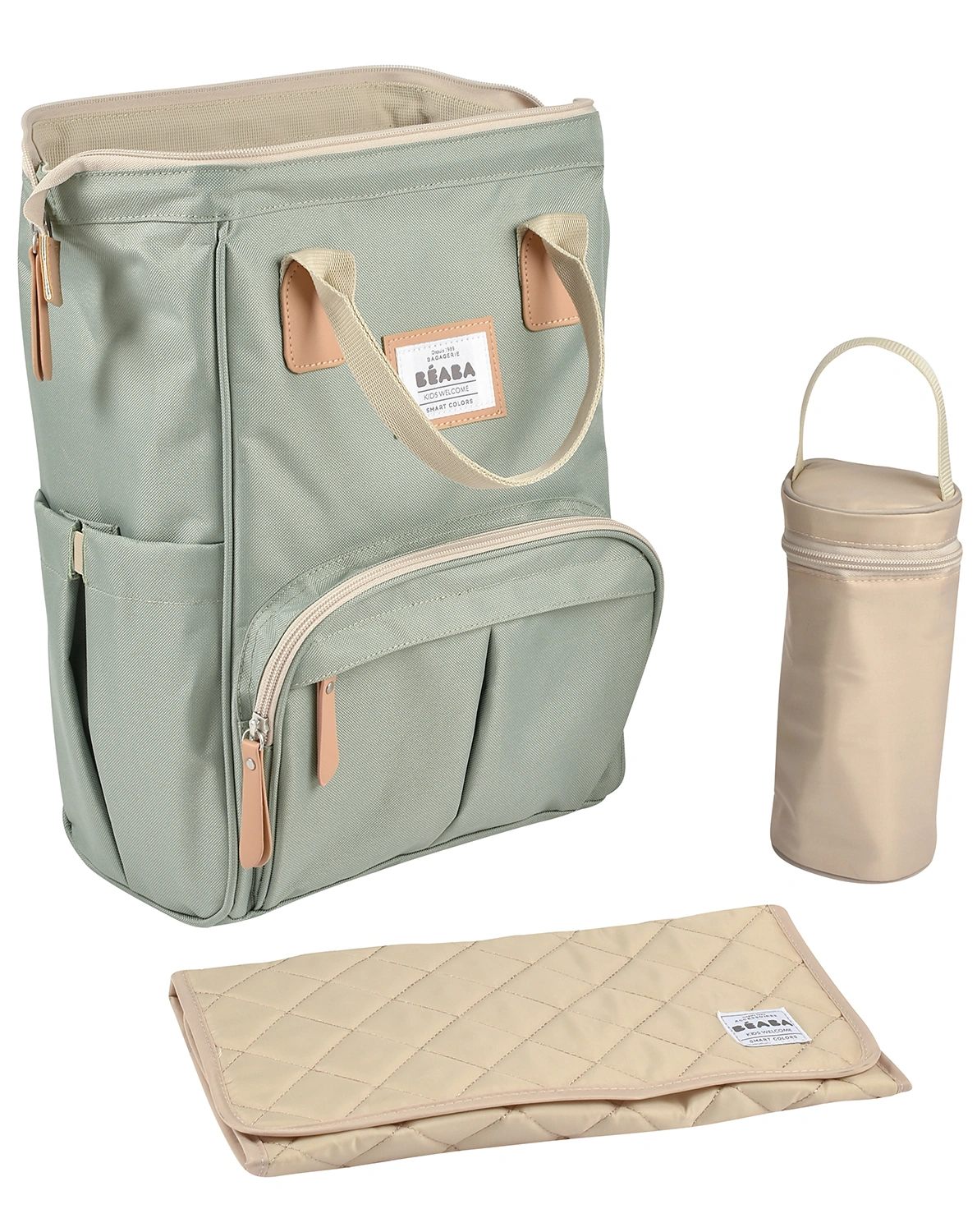 Wickelrucksack WELLINGTON (33x40x12) in salbeigrün