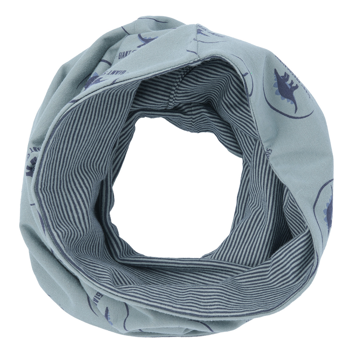 Topolino Jungen Snood mit Dino-Allover petrol