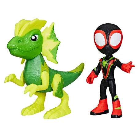 Hasbro Marvel Spidey und seine Super-Freunde Dino-Webs Held und Dino, 1 Packung, 2-fach sortiert
