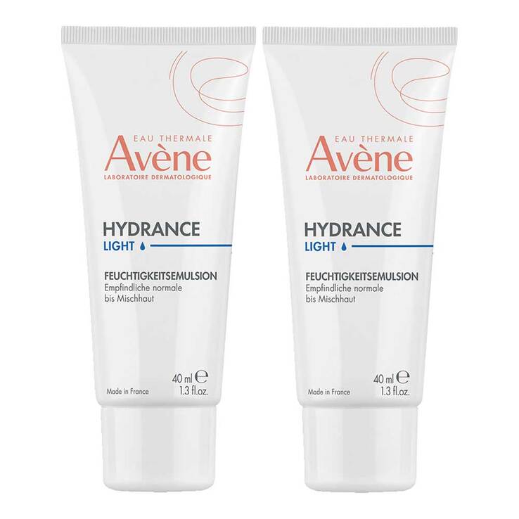 Avene Hydrance leicht Feuchtigkeitsemulsion , 2x40 ml