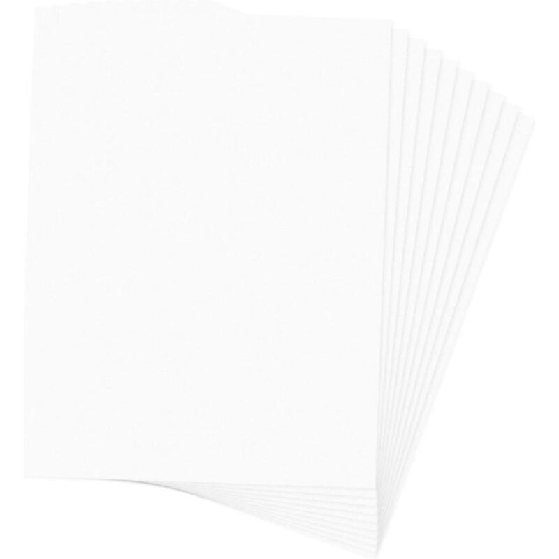 Buvard 7000 16x21 cm 10 feuilles uni 100 g teinte blanche
