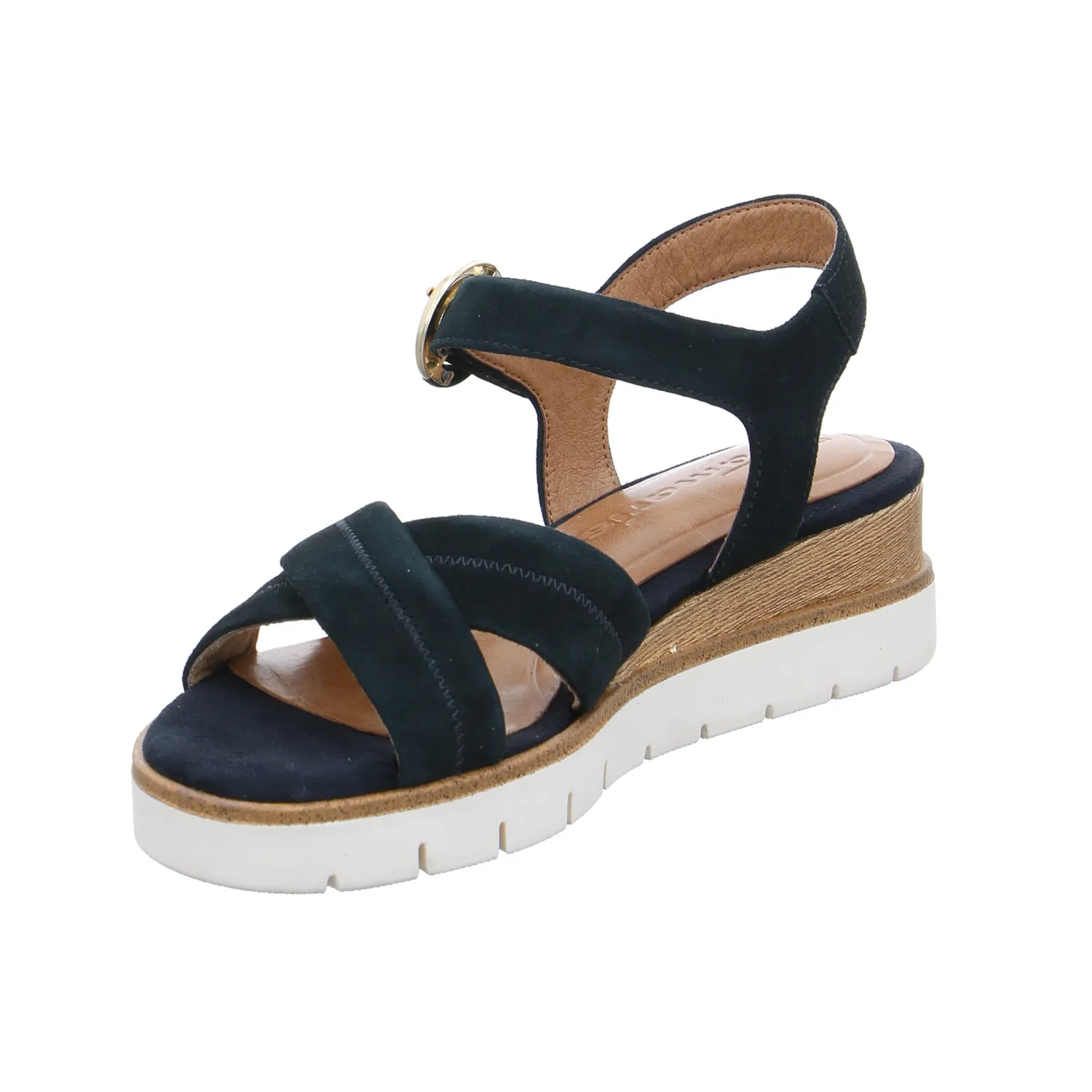 TAMARIS Sandalette Blau Leder