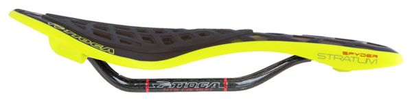 Selle Tioga Spyder Stratum Carbone Noir/Jaune