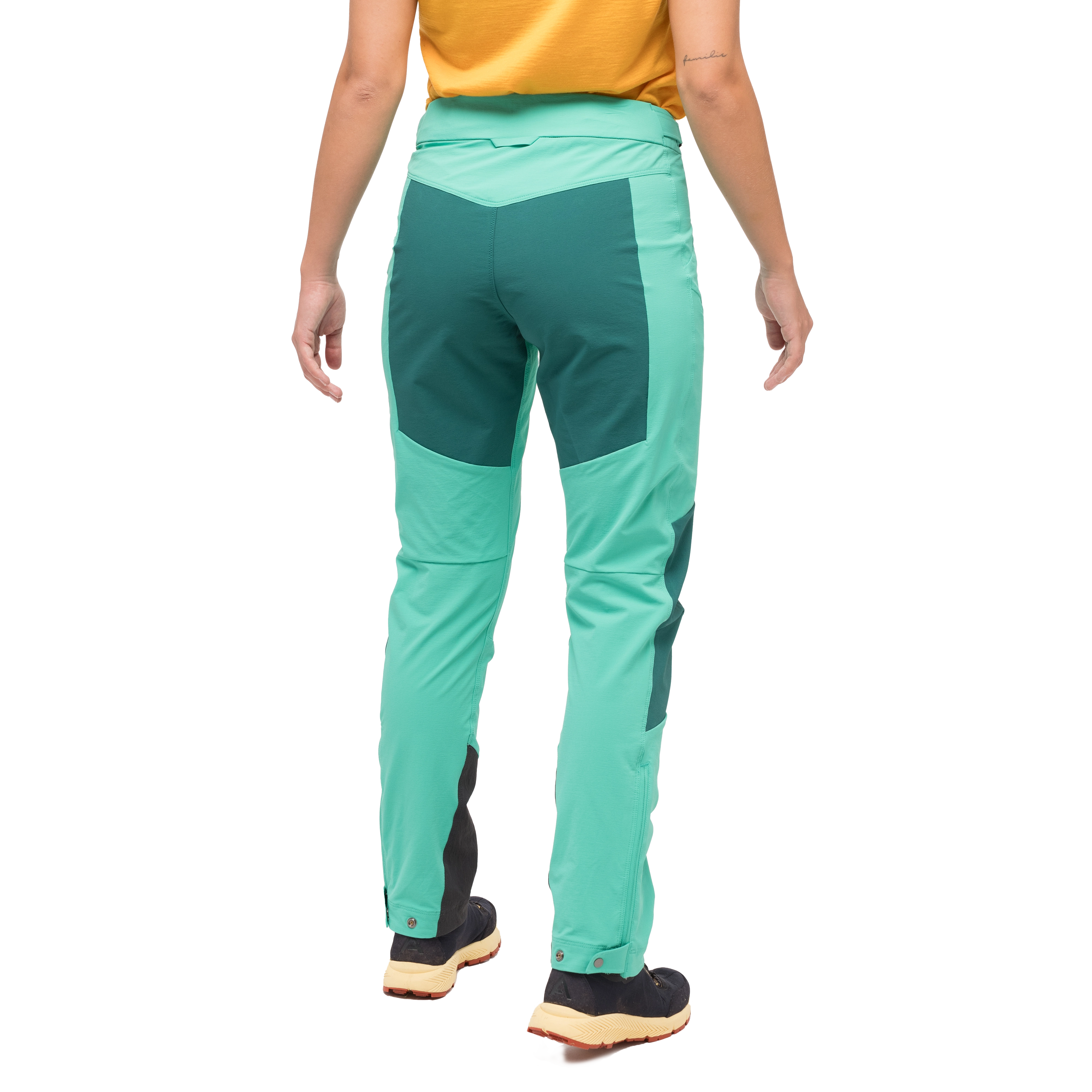 Tind Softshell Pants Women Light Malachite Green / Malachite Green