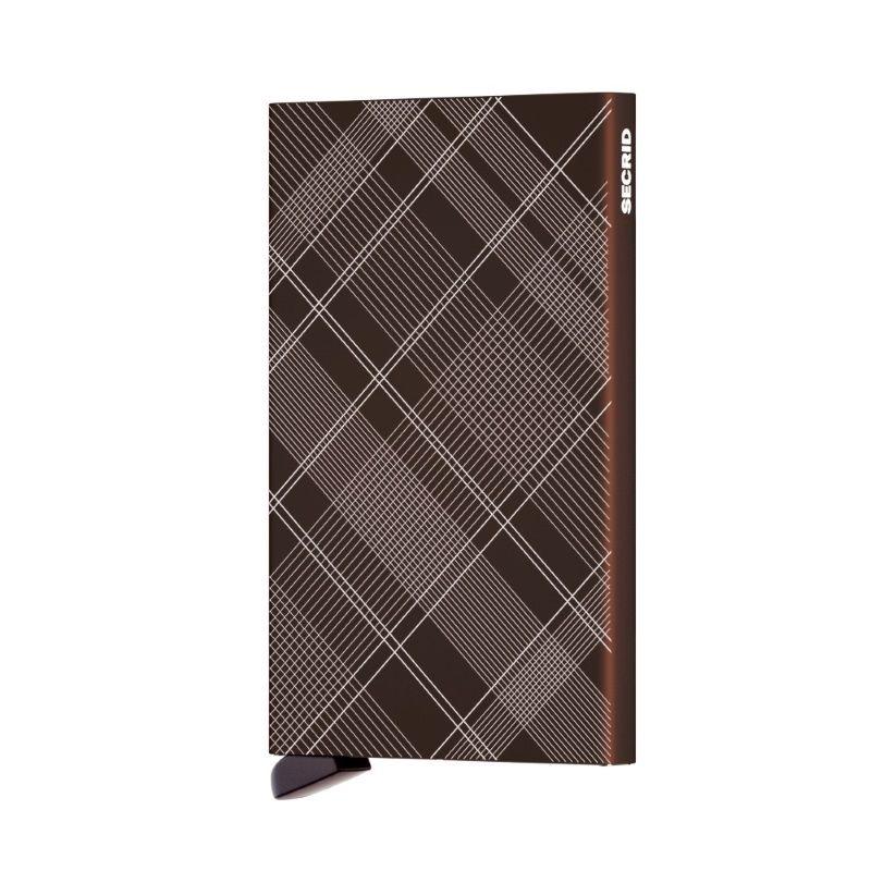 Secrid Cardprotector Laser Tartan Brown