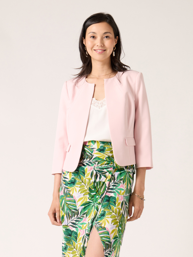 Veste de tailleur courte