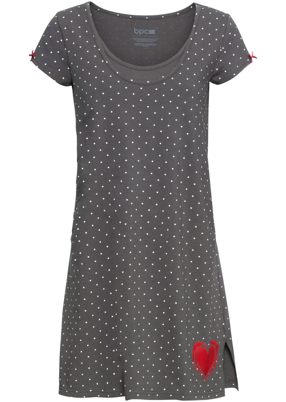 Chemise de nuit d'allaitement coton