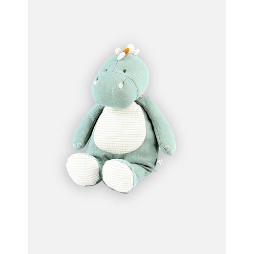 Stegi dino peluche small mousseline bio - NOUKIE 'S