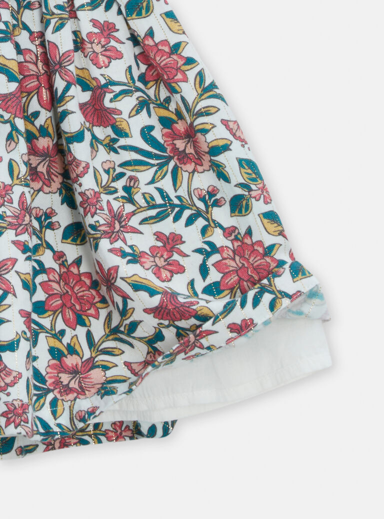 Robe à imprimé fleuri pour bébé fille