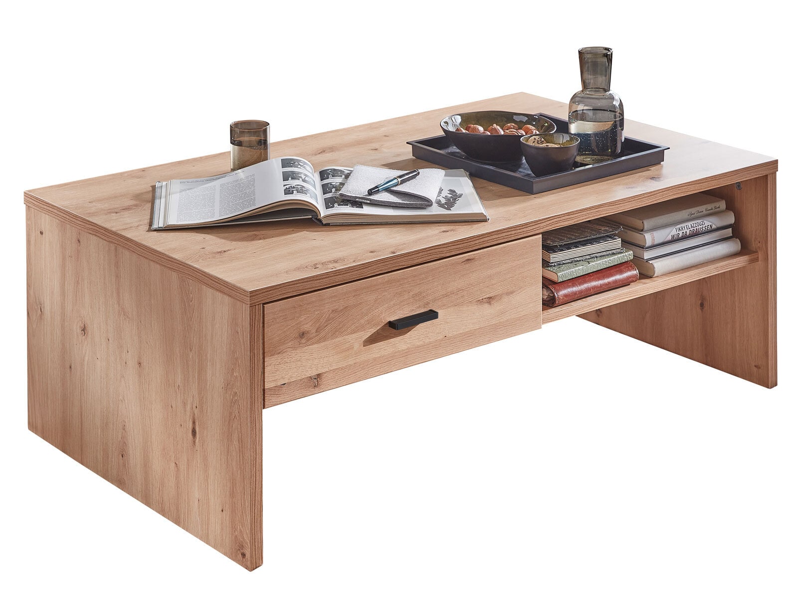 Couchtisch Sonos II Tischplatte Altesche massiv 110x40x65 cm