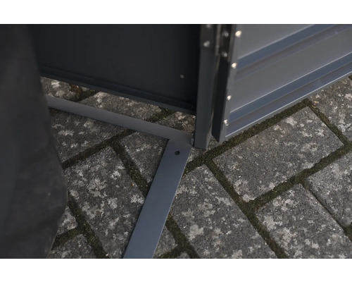 WESTMANN Kubus opbergbox, 80 x 68 x 116 cm, antraciet