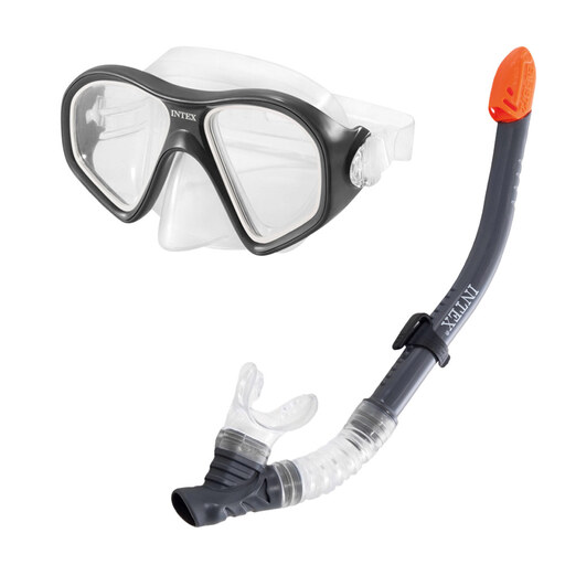Conjunto de máscara e snorkel Intex Reef Rider