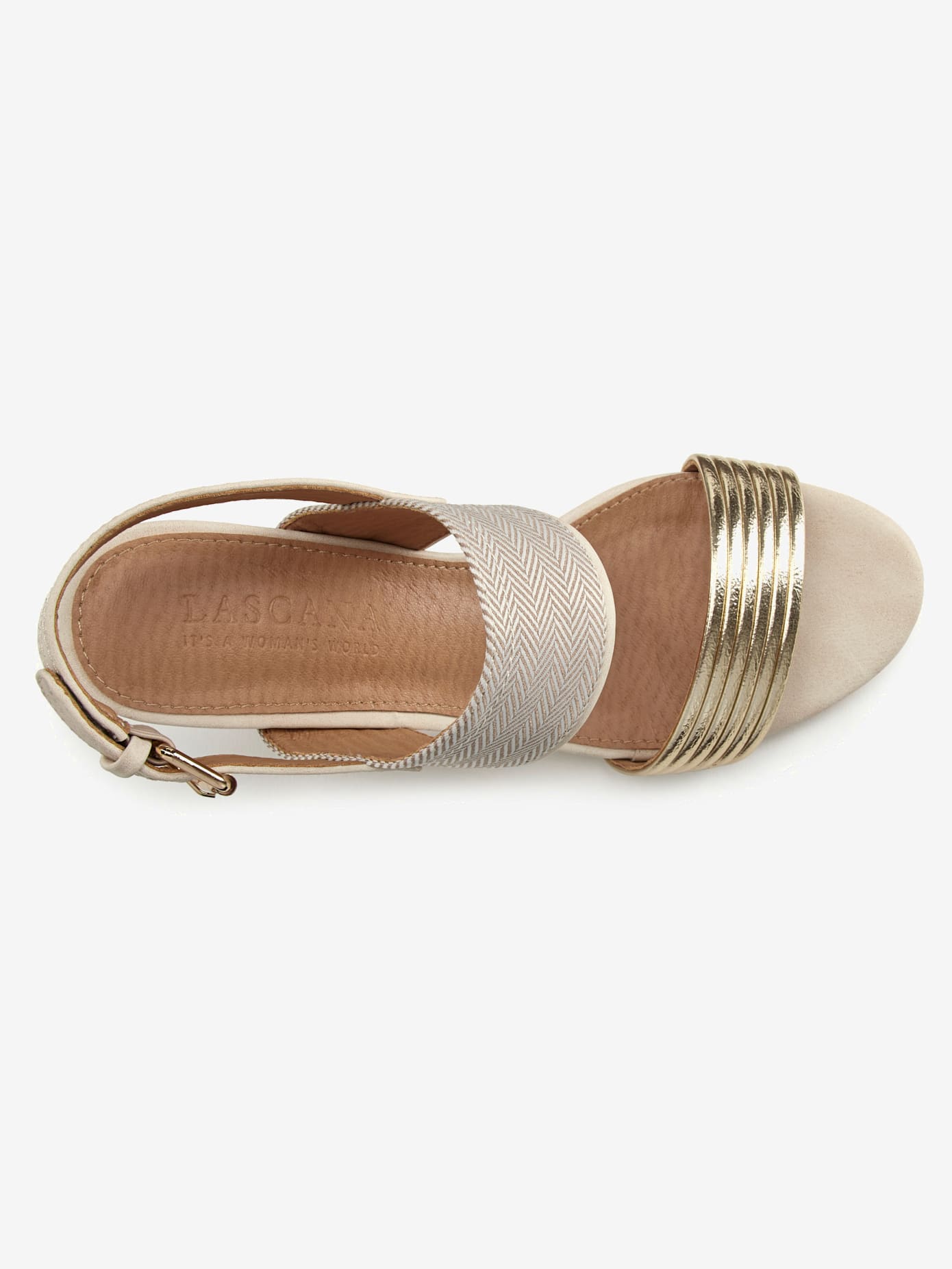 Sandales à brides talon bottier confortable d'env. 7 cm