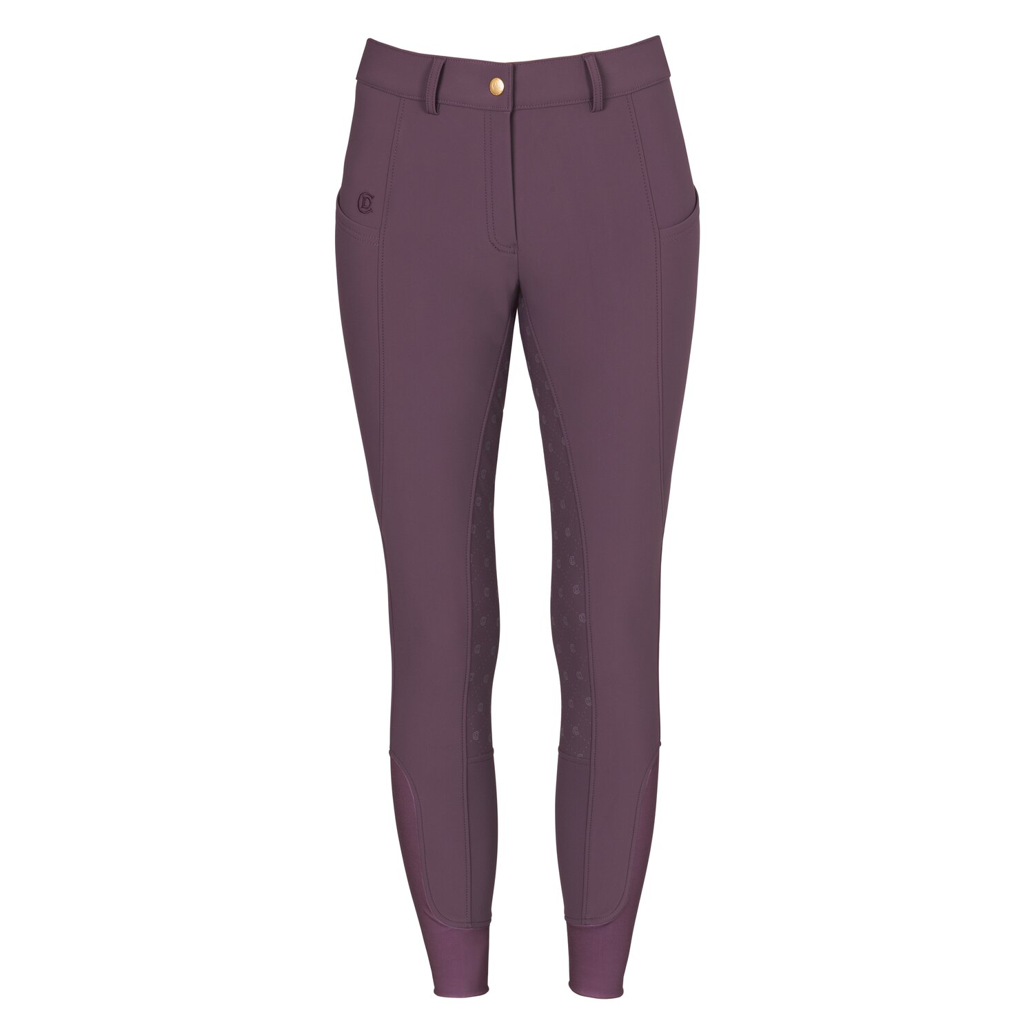 Cheval de Luxe Softshell Grip-Vollbesatz-Reithose - velvet plum