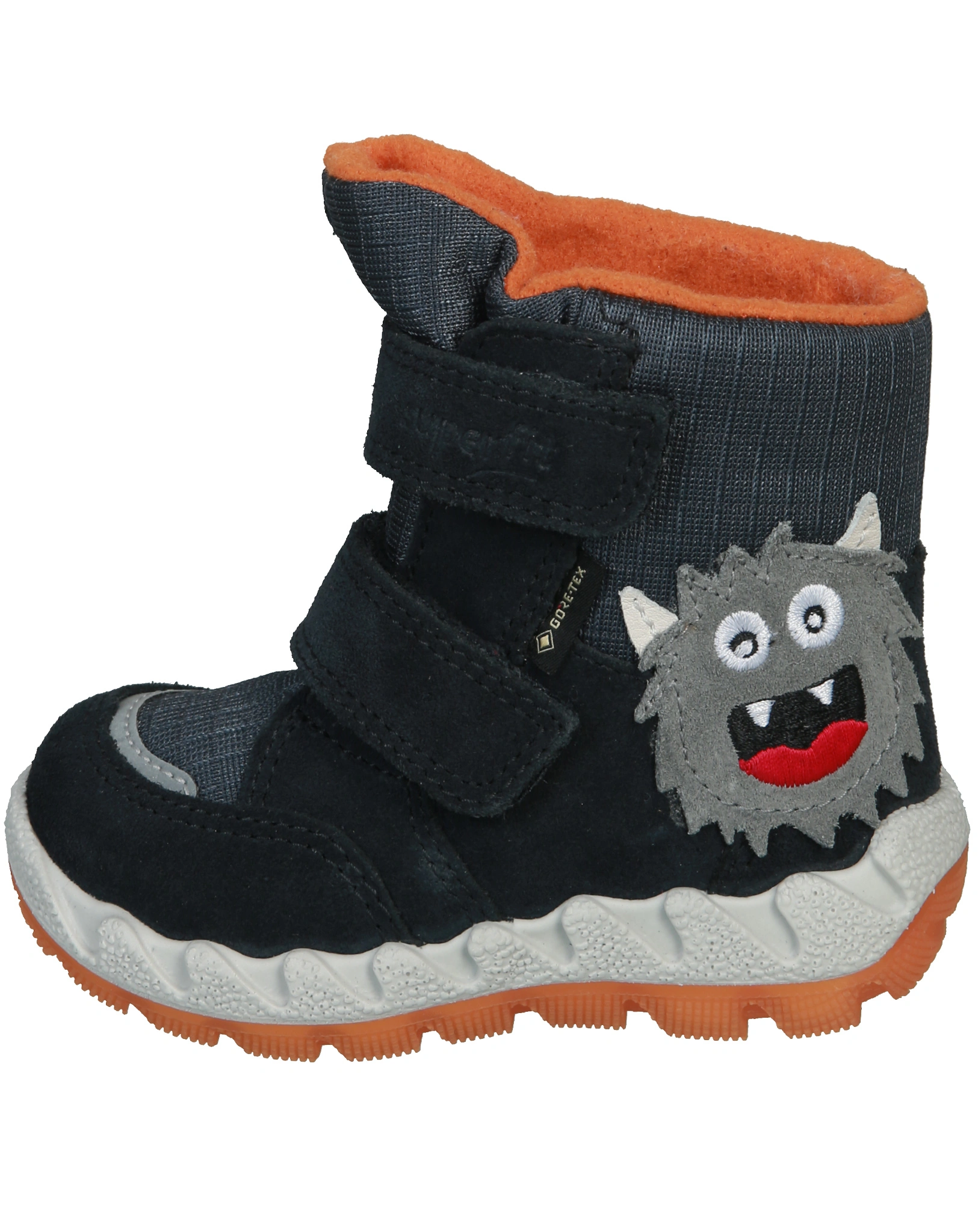 Klett-Booties ICEBIRD - MONSTER in grau/gelb
