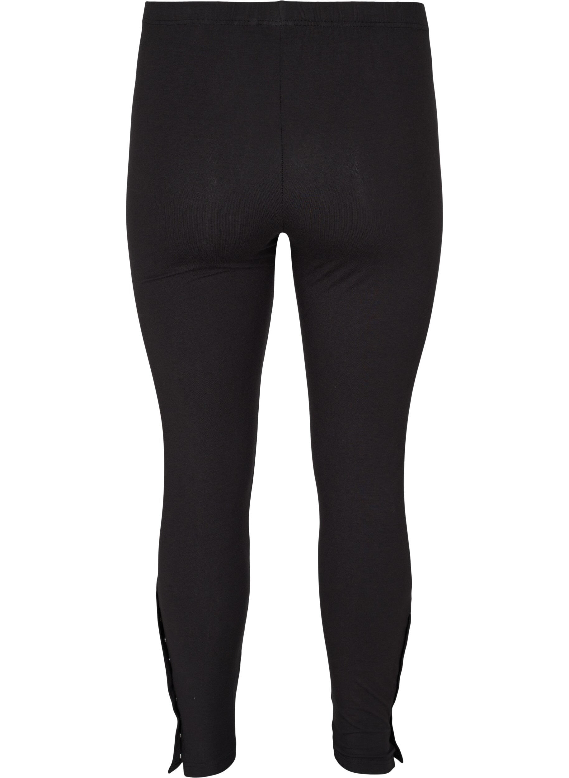 Viskose leggings med trykknapper